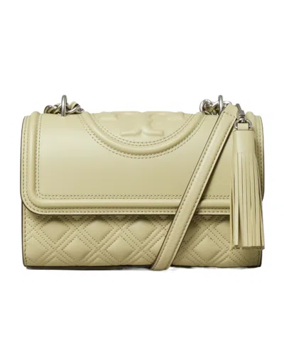 Tory Burch Small Fleming Convertible Shoulder Bag In Nude | ModeSens