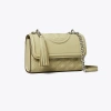 Tory Burch Small Fleming Convertible Shoulder Bag In Olive Sprig