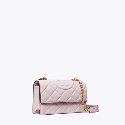 Tory Burch Small Fleming Convertible Shoulder Bag In Pale Purple