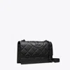Tory Burch Small Quilted Rectangular Shoulder Bag In Black