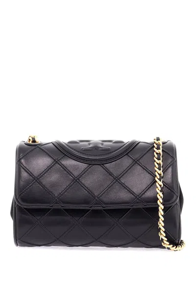 Tory Burch Small Fleming Shoulder Bag In Black