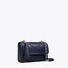 Tory Burch Small Fleming Shoulder Bag In Blue