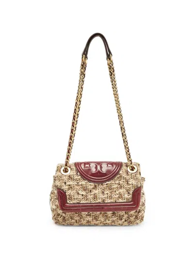 Pre-owned Tory Burch Small Fleming Shoulder Bag In Neutral