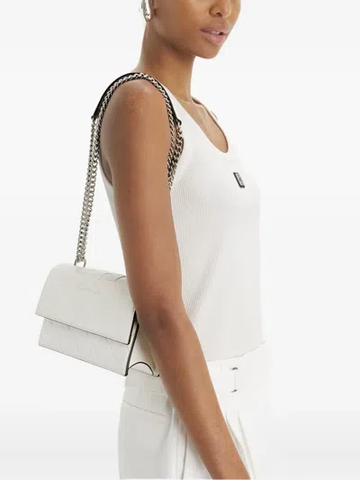 Tory Burch Small Fleming Shoulder Bag In White