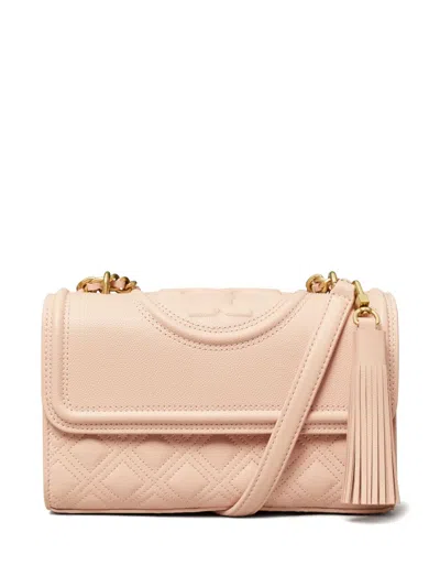 Tory Burch Small Fleming Convertible Shoulder Bag In Pink
