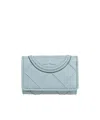Tory Burch Small Fleming Wallet In Green