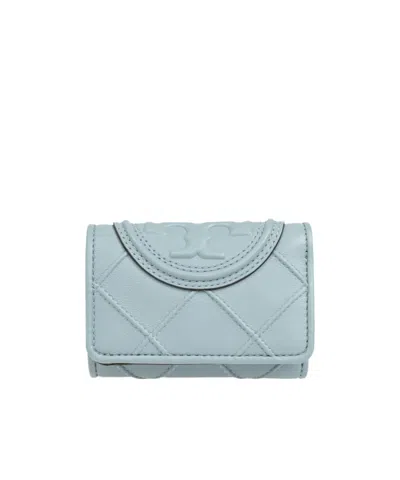 Tory Burch Small Fleming Wallet In Green