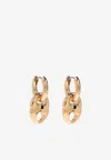 Tory Burch Small Gemini Hoop Earrings In Gold