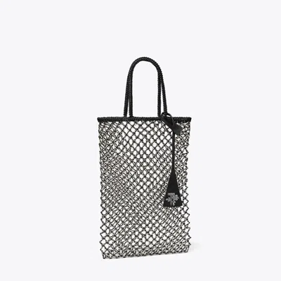 Tory Burch Small Handwoven Chain Mesh Tote In Multi