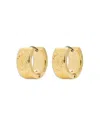 Tory Burch Small Icon T Monogram Hoop Earrings In Gold