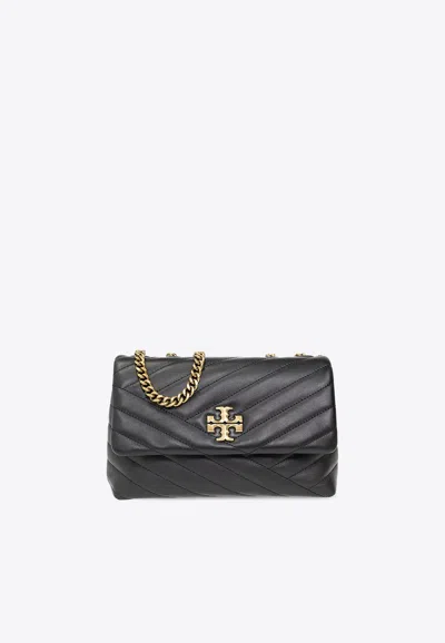 Tory Burch Small Kira Chevron Convertible Crossbody Bag In Black