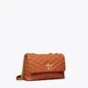 Tory Burch Small Kira Chevron Convertible Shoulder Bag In Brown
