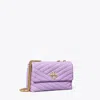 Tory Burch Small Kira Chevron Convertible Shoulder Bag In Lavender Cloud
