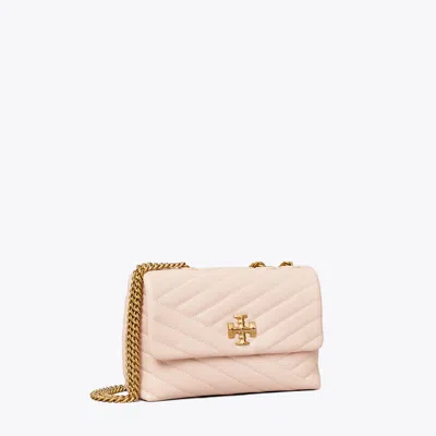Tory Burch Small Kira Chevron Convertible Shoulder Bag In Pink Quartz