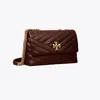 Tory Burch Kira Chevron Convertible Shoulder Bag In Tempranillo