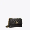 Tory Burch Small Kira Chevron Shoulder Bag In Black