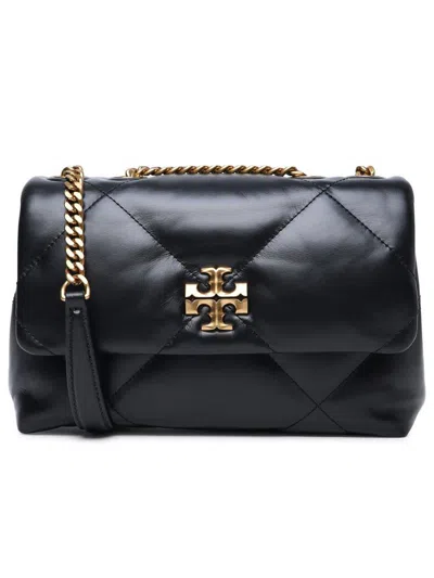 Tory Burch Small 'kira Diamond Quilt' Black Leather Bag