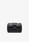 Tory Burch Small Kira Diamond Quilt Crossbody Bag In Black