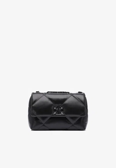 Tory Burch Small Kira Diamond Quilt Crossbody Bag In Black