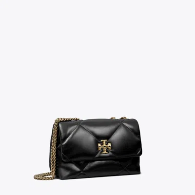Tory Burch Small Kira Diamond Quilt Shoulder Bag In Black