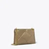 Tory Burch Small Kira Diamond Quilt Shoulder Bag In Brown