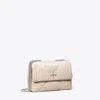 Tory Burch Small Kira Diamond Quilt Shoulder Bag In Pink