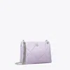 Tory Burch Small Kira Diamond Quilt Shoulder Bag In Purple
