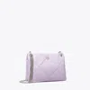 Tory Burch Small Kira Diamond Quilt Shoulder Bag In Purple Heather
