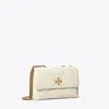 Tory Burch Small Kira Diamond Quilt Shoulder Bag In White