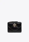 Tory Burch Small Kira Diamond Quilt Zip-around Wallet