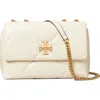 Tory Burch Small Kira Diamond Quilted Convertible Leather Shoulder Bag