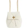Tory Burch Small Kira Diamond Quilted Leather Backpack