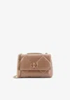 Tory Burch Small Kira Diamond Quilted Leather Shoulder Bag