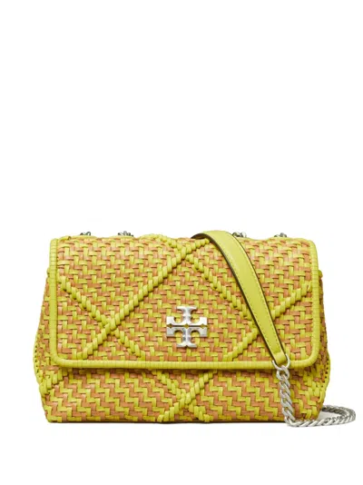 Tory Burch Small Kira Diamond Shoulder Bag In Yellow