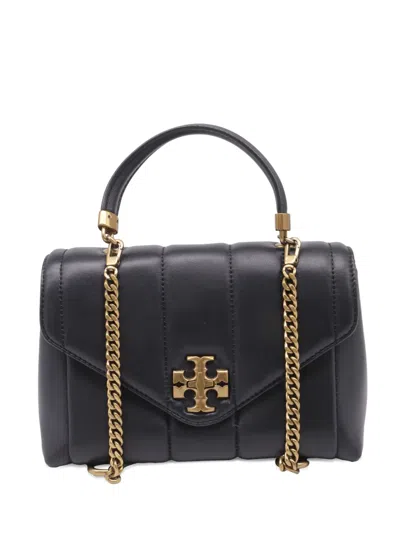 Pre-owned Tory Burch Small Kira Quilted Tote Bag In Black