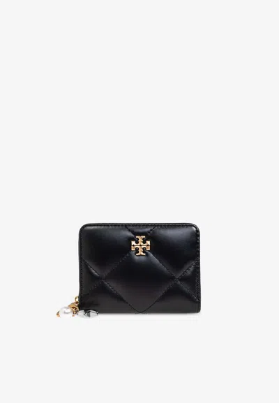 TORY BURCH SMALL KIRA QUILTED ZIP-AROUND WALLET