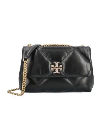 TORY BURCH TORY BURCH LOGO EMBELLISHED DIAMOND QUILTED CROSSBODY BAG