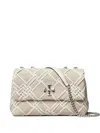 Tory Burch Small Kira Shoulder Bag In Neutrals