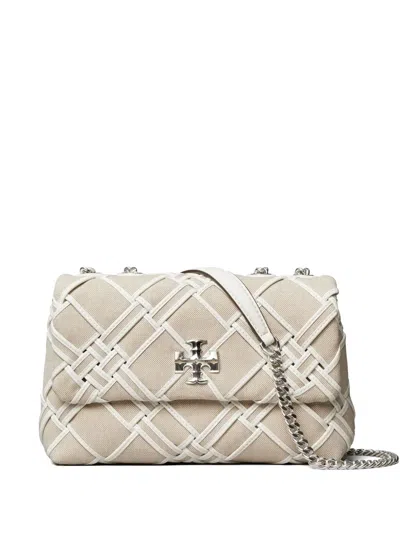 Tory Burch Small Kira Shoulder Bag In Neutrals