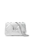 Tory Burch Small Kira Shoulder Bag In Silver