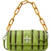 Tory Burch Small Kira Stripe Bombe Convertible Shoulder Bag
