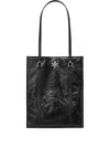 Tory Burch Small Kira Turnlock Panelled Tote Bag In Black