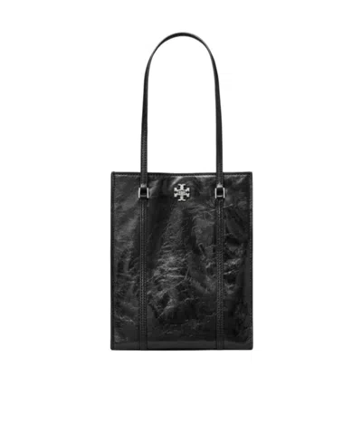 Tory Burch Turnlock Small Shopper Bag In Black
