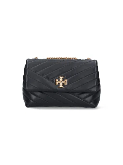 Tory Burch Small 'kira' Convertible Shoulder Bag In Black