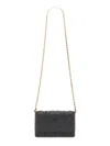 Tory Burch Fleming Wallet In Black