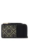 Tory Burch T-monogram Canvas Cardholder In Printed
