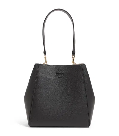 TORY BURCH TORY BURCH SMALL LEATHER MCGRAW BUCKET BAG