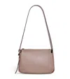Tory Burch Small Leather Romy Shoulder Bag In Brown
