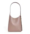 Tory Burch Small Leather Romy Shoulder Bag In Sand