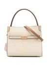 Tory Burch Logo-plaque Tote Bag In Neutrals